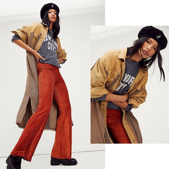 Free People Bentley Ombre Shirt Jacket "Shacket" S - Picture 2 of 9